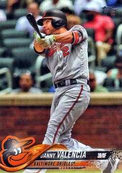 2018 Topps Update #US163 Danny Valencia Front