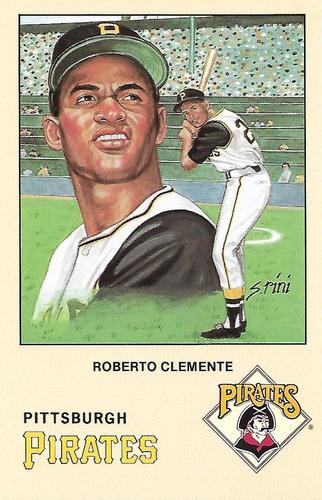 1990 Historic Limited Editions Roberto Clemente Postcards #3 Roberto Clemente Front