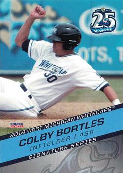 2018 Choice West Michigan Whitecaps #03 Colby Bortles Front