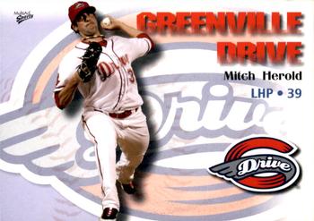 2009 MultiAd Greenville Drive #16 Mitch Herold Front