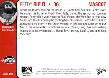 2009 MultiAd Greenville Drive #6 Reedy Rip'It Back