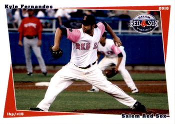 2010 Grandstand Salem Red Sox #NNO Kyle Fernandes Front