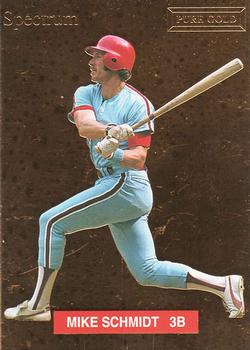 1993 Spectrum Diamond Club - Pure Gold Promos #NNO Mike Schmidt Front