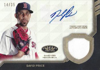 2018 Topps Tier One - Autographed Tier One Relics #AT1R-DP David Price Front