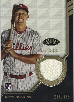 2018 Topps Tier One - Tier One Relics #T1R-RH Rhys Hoskins Front