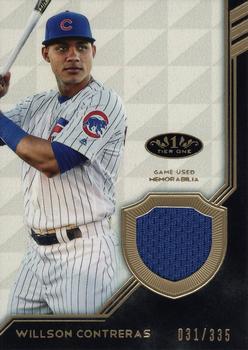 2018 Topps Tier One - Tier One Relics #T1R-WC Willson Contreras Front