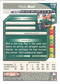 2004 Topps Total #176 Rob Bell Back
