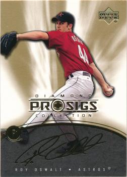 2004 Upper Deck Diamond Collection Pro Sigs - Gold #88 Roy Oswalt Front