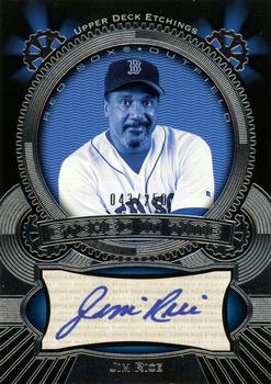2004 Upper Deck Etchings - Etched in Time Autograph Blue #ET-JI Jim Rice Front