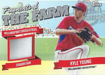2018 Topps Pro Debut - Fragments of the Farm Relics #FOTF-WIC Kyle Young Front