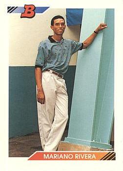 1992 Bowman #302 Mariano Rivera Front