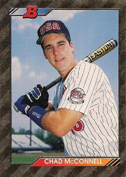 1992 Bowman #587 Chad McConnell Front