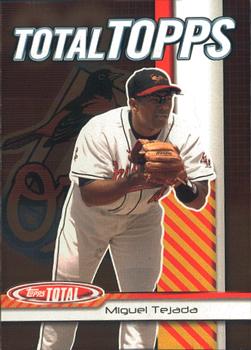 2004 Topps Total - Total Topps #TT3 Miguel Tejada Front