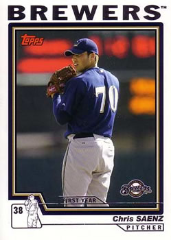 2004 Topps Traded & Rookies #T131 Chris Saenz Front