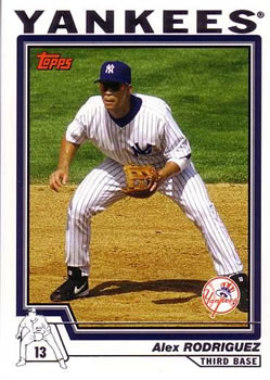 2004 Topps Traded & Rookies #T50 Alex Rodriguez Front