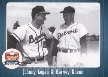 2007 Wisconsin Historical Museum World Series Wisconsin #45 Johnny Logan / Harvey Kuenn Front