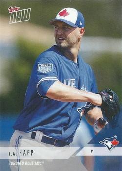 2018 Topps Now Road to Opening Day Toronto Blue Jays #OD-74 J.A. Happ Front