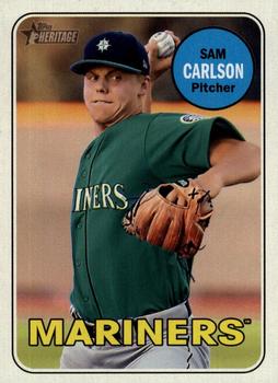 2018 Topps Heritage Minor League #23 Sam Carlson Front