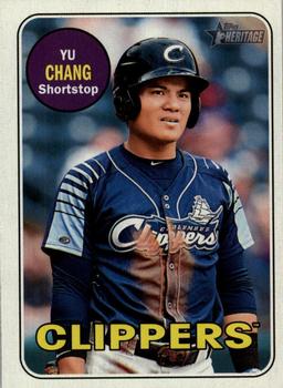 2018 Topps Heritage Minor League #110 Yu Chang Front