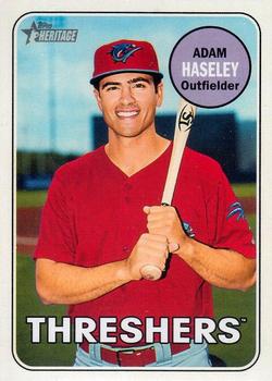 2018 Topps Heritage Minor League #131 Adam Haseley Front