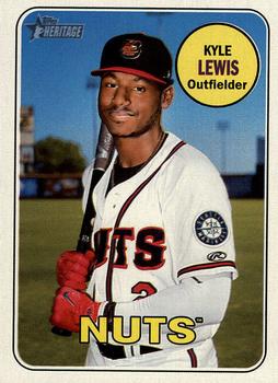 2018 Topps Heritage Minor League #141 Kyle Lewis Front