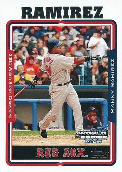 2004 Topps World Champions Boston Red Sox #26 Manny Ramirez Front