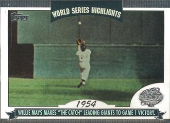 2004 Topps - World Series Highlights (Series One) #WS-WM Willie Mays Front