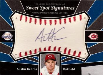 2004 Upper Deck Sweet Spot - Sweet Spot Signatures Red Stitch #SS-AK Austin Kearns Front