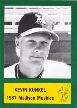 1987 Madison Muskies  #11 Kevin Kunkel Front