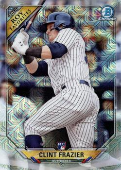 2018 Bowman - Chrome Rookie of the Year Favorites Mojo Refractor #ROYF-CF Clint Frazier Front