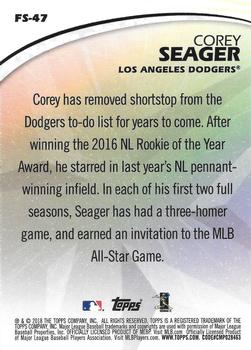 2018 Topps - Future Stars #FS-47 Corey Seager Back