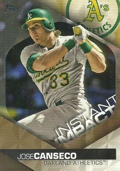 2018 Topps - Instant Impact Gold #II-32 Jose Canseco Front