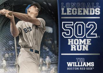 2018 Topps - Longball Legends Black #LL-5 Ted Williams Front