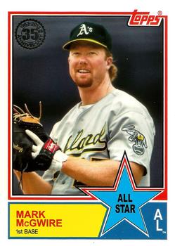 2018 Topps - 1983 Topps Baseball 35th Anniversary All-Stars #83AS-58 Mark McGwire Front