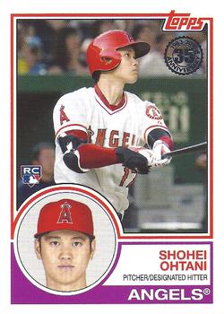 2018 Topps - 1983 Topps Baseball 35th Anniversary Rookies #83-1 Shohei Ohtani Front