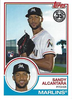 2018 Topps - 1983 Topps Baseball 35th Anniversary Rookies #83-7 Sandy Alcantara Front
