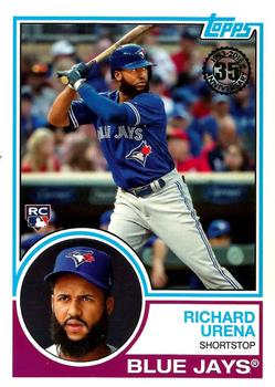 2018 Topps - 1983 Topps Baseball 35th Anniversary Rookies #83-9 Richard Urena Front