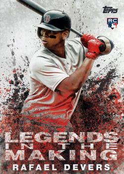 2018 Topps - Legends in the Making (Series 2) #LITM-1 Rafael Devers Front