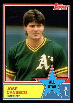 2018 Topps - 1983 Topps Baseball 35th Anniversary All-Stars Black #83AS-59 Jose Canseco Front