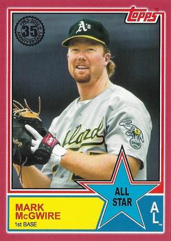 2018 Topps - 1983 Topps Baseball 35th Anniversary All-Stars Mini Red #83AS-58 Mark McGwire Front