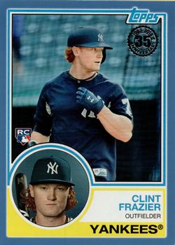 2018 Topps - 1983 Topps Baseball 35th Anniversary Rookies Blue #83-15 Clint Frazier Front