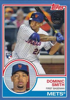 2018 Topps - 1983 Topps Baseball 35th Anniversary Rookies Blue #83-20 Dominic Smith Front