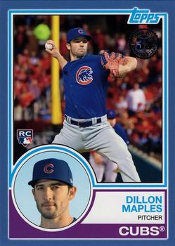 2018 Topps - 1983 Topps Baseball 35th Anniversary Rookies Blue #83-22 Dillon Maples Front