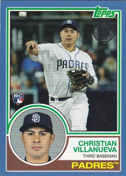 2018 Topps - 1983 Topps Baseball 35th Anniversary Rookies Blue #83-23 Christian Villanueva Front