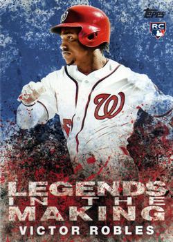 2018 Topps - Legends in the Making Blue (Series 2) #LITM-22 Victor Robles Front