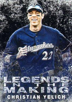 2018 Topps - Legends in the Making Black (Series 2) #LITM-14 Christian Yelich Front
