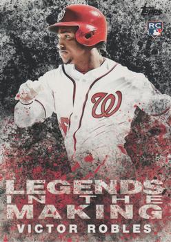 2018 Topps - Legends in the Making Black (Series 2) #LITM-22 Victor Robles Front