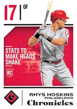 2018 Panini Chronicles #42 Rhys Hoskins Front