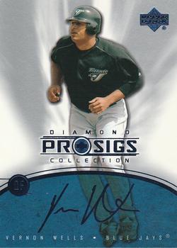2004 Upper Deck Diamond Collection Pro Sigs #10 Vernon Wells Front