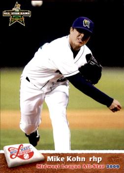 2009 Grandstand Midwest League Western Division All-Stars #NNO Mike Kohn Front